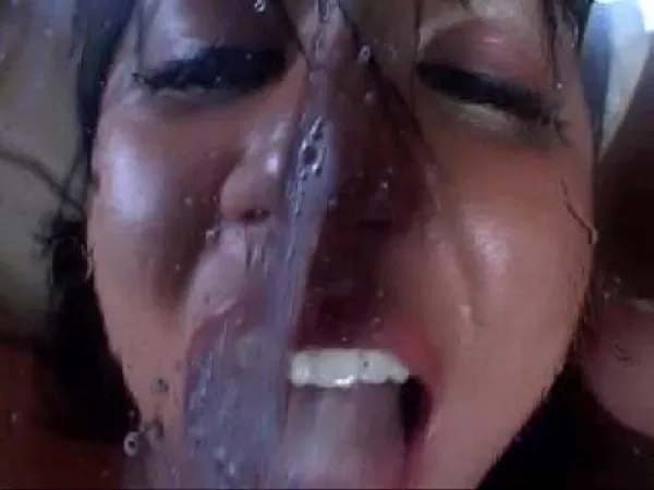 Covering the camera lens in spit Covering the camera lens in spit