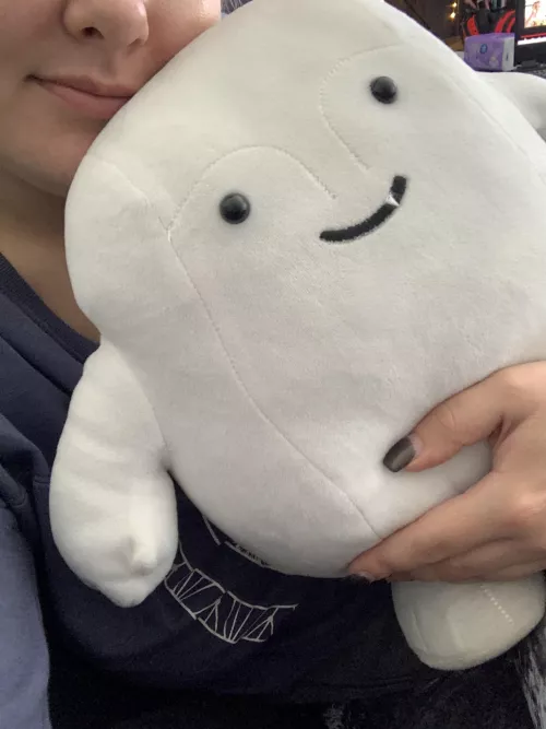 Cuddling with my adipose, and what are y’all doing? I’m new here btw