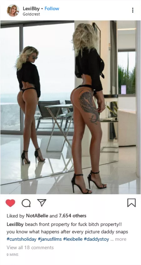 [[cuntagram]] you get to fuck me with a view!!