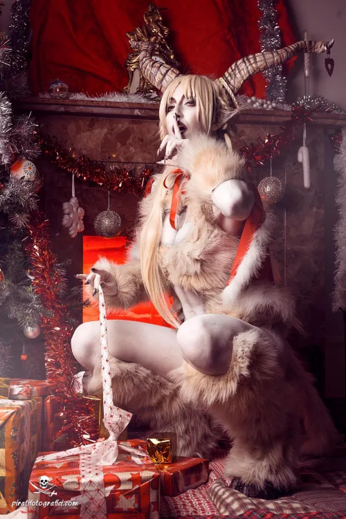 [Cuntsagram] beware of what's coming down the chimney this year 😈😈😈. #Krampus #Naughty #extra @WhiteRabbit