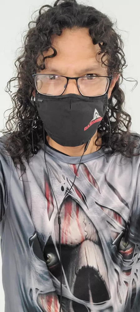 Curls got in da way so had to put my hair girly style as they call it lmfao 🤣🤪