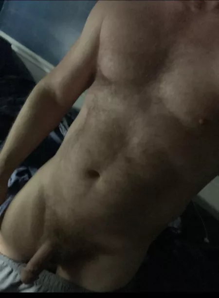 Dad (55) hanging around the house today