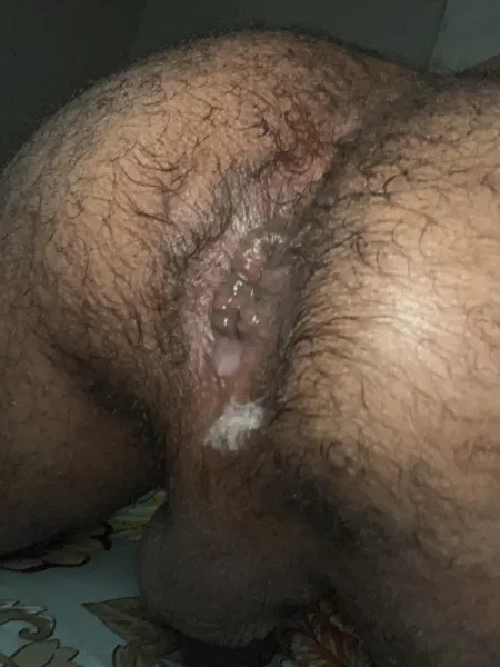 Daddy left my hole creamed