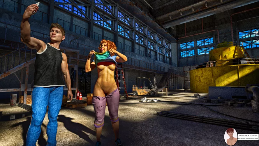 Danny takes Jill to an old prototype generator plant his dad once designed. His dad is long gone but left everything he owned to Danny. So Danny thought it would be a great place to explore. Jill, being Jill had to be silly.