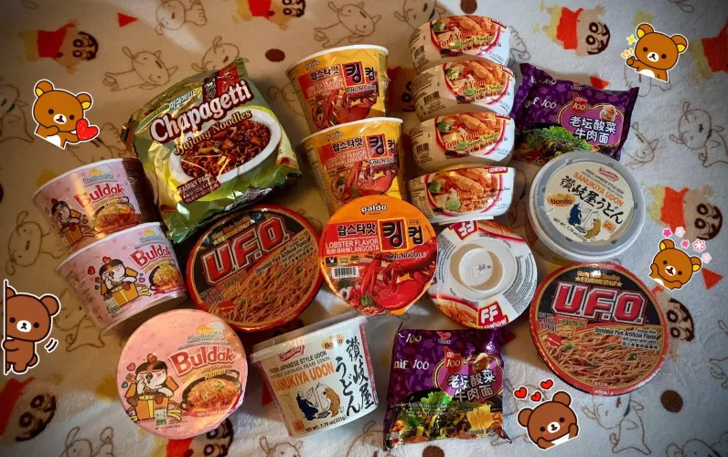 DD and I are currently LDR. I'll be sending half of this to him so we can eat matching ramen together some nights. His idea. 🥺💗
