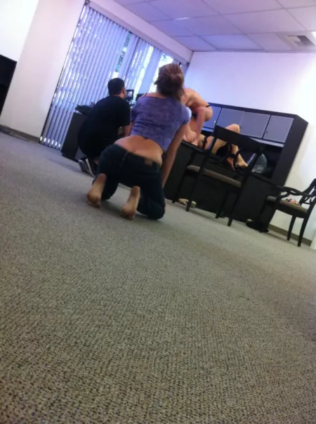 directing porn while flashing some crack