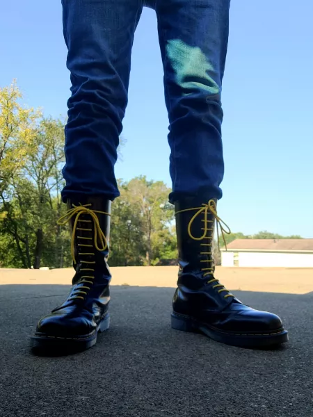 DM 1914s after some Wonder Balsam and new laces