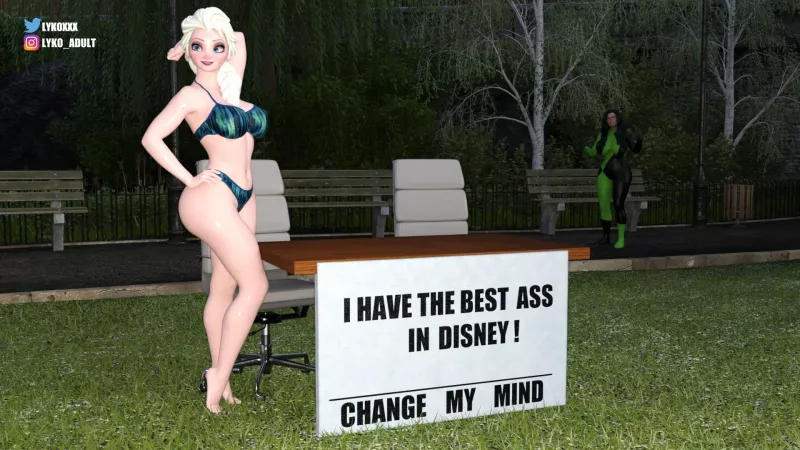 Do you agree with Elsa? (LykoXXX)[Disney]