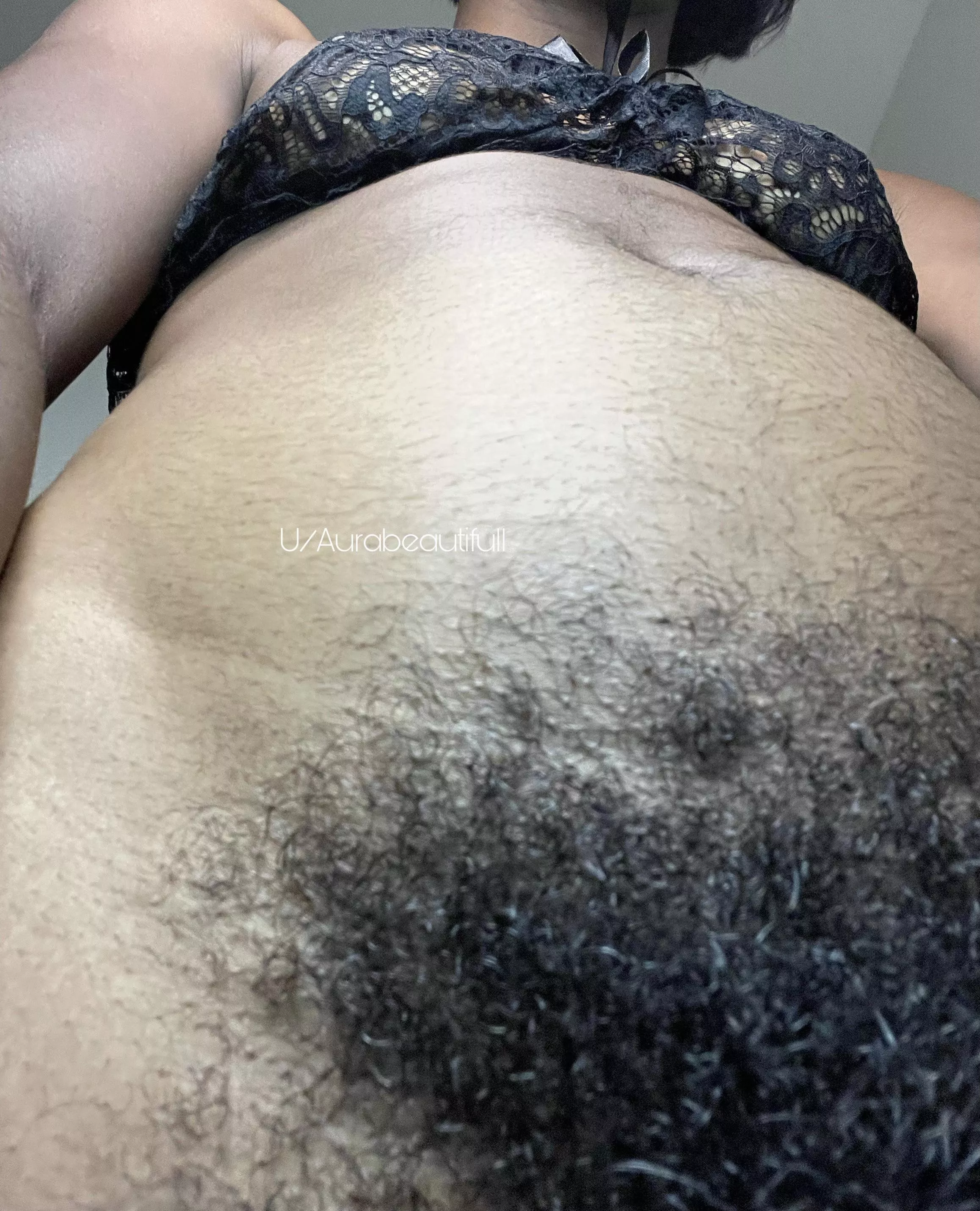 Do you like how my happy trail connects with my thick bush?😍