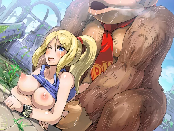 Donkey Kong performing his