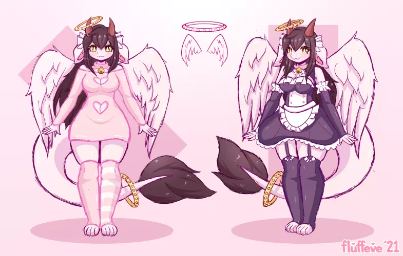 Dragon! 💕 (Art by me: @fluffeve on Twitter)