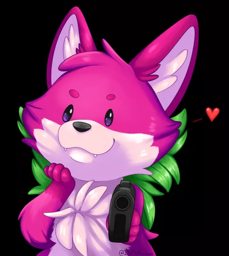 Dragonfruit Wolf (Super Animal Royale fanart)