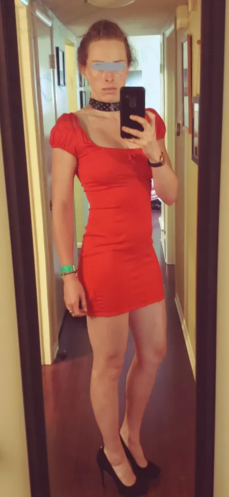 Dressed up my collar to make a Scene with Mr. Wolf at a very nice restaurant.