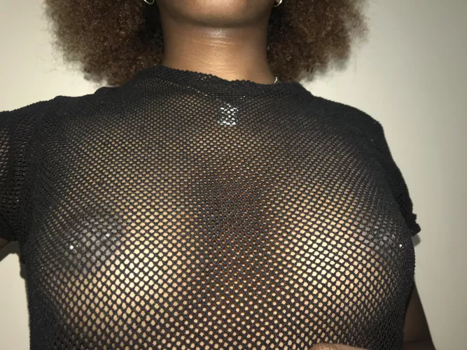 Ebony pierced nipples