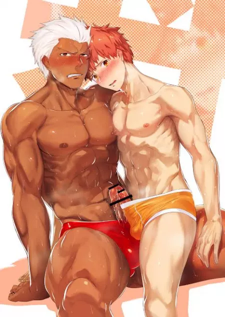 Emiya x archer 2 muscle man