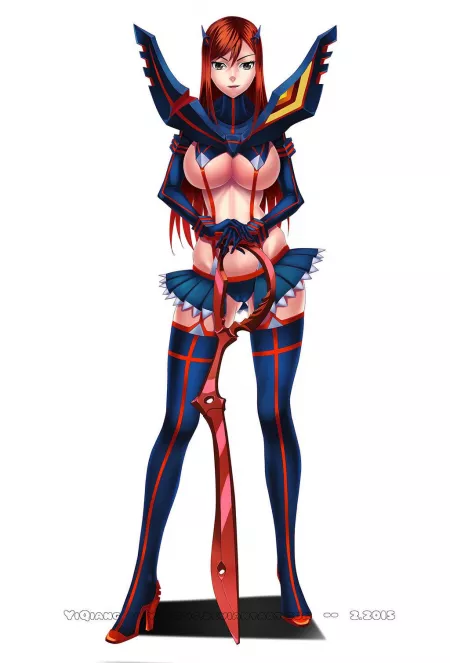 Erza wearing Senketsu (Yiqiang Cao)