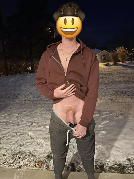 Even my fire crotch can't keep me warm out here 🥶