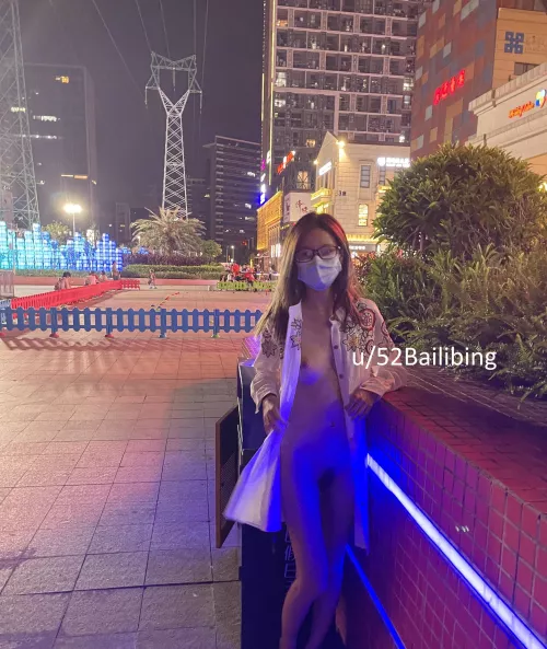 Exposing around the city at night