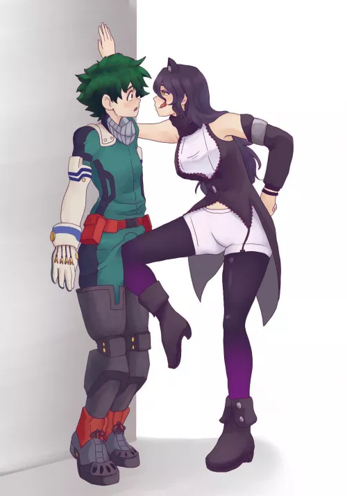 Fan girl Ara Ara’s an anime boi! (By: @ReqqlesArt)