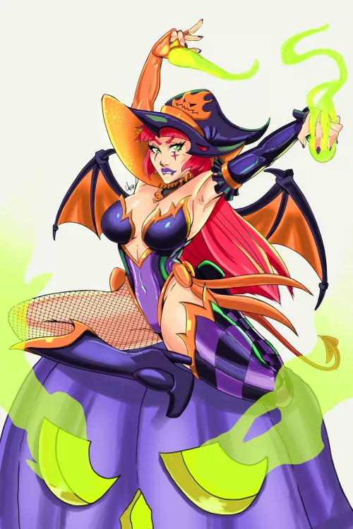 Fanart of REIQs OC Candela by FiftyCalvinArt