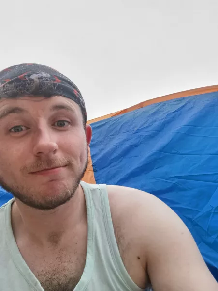 Felt cute camping with the BF