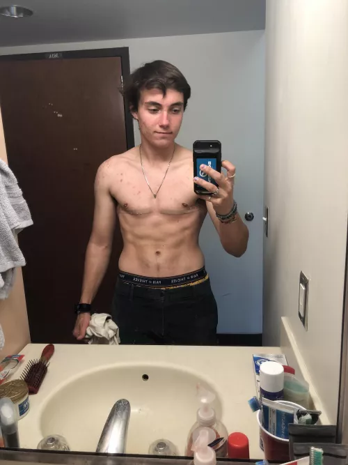 Finally acquiring abs :)