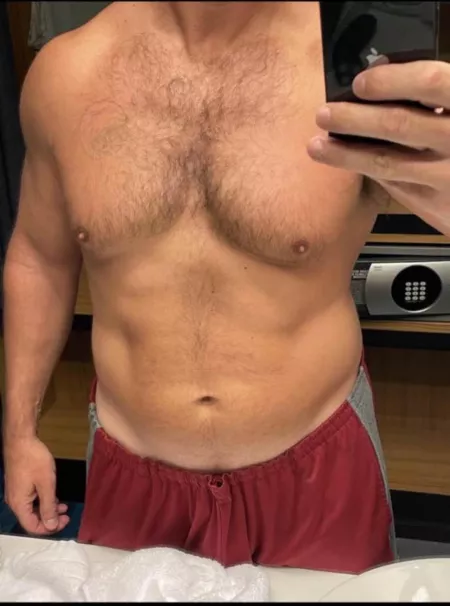 For the ladies: Is this too much chest/belly hair or should it be clean-shaven?