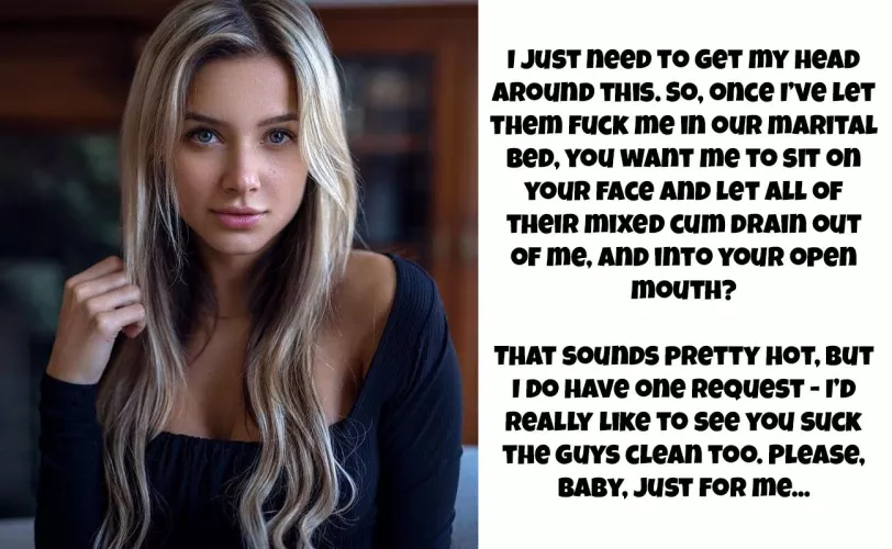 For you, anything… 🥰