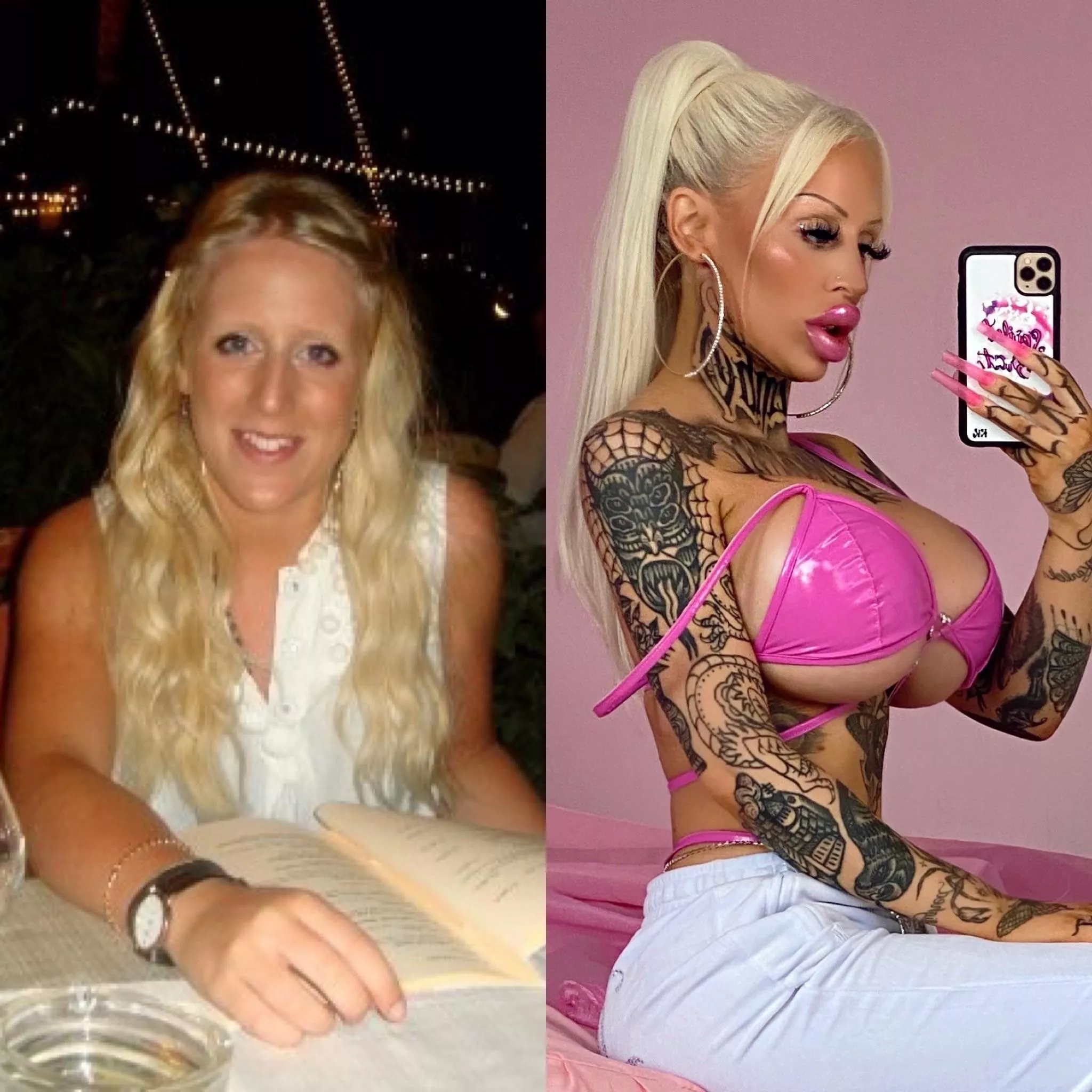 From basic to bimbo queen - Alicia Amira 💉💕