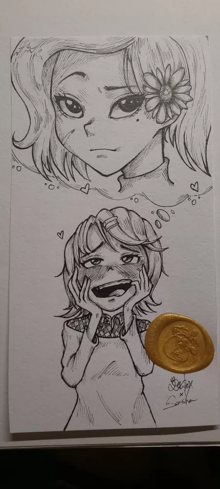 Getting all dreamy [Amphibia Sasha x OC]