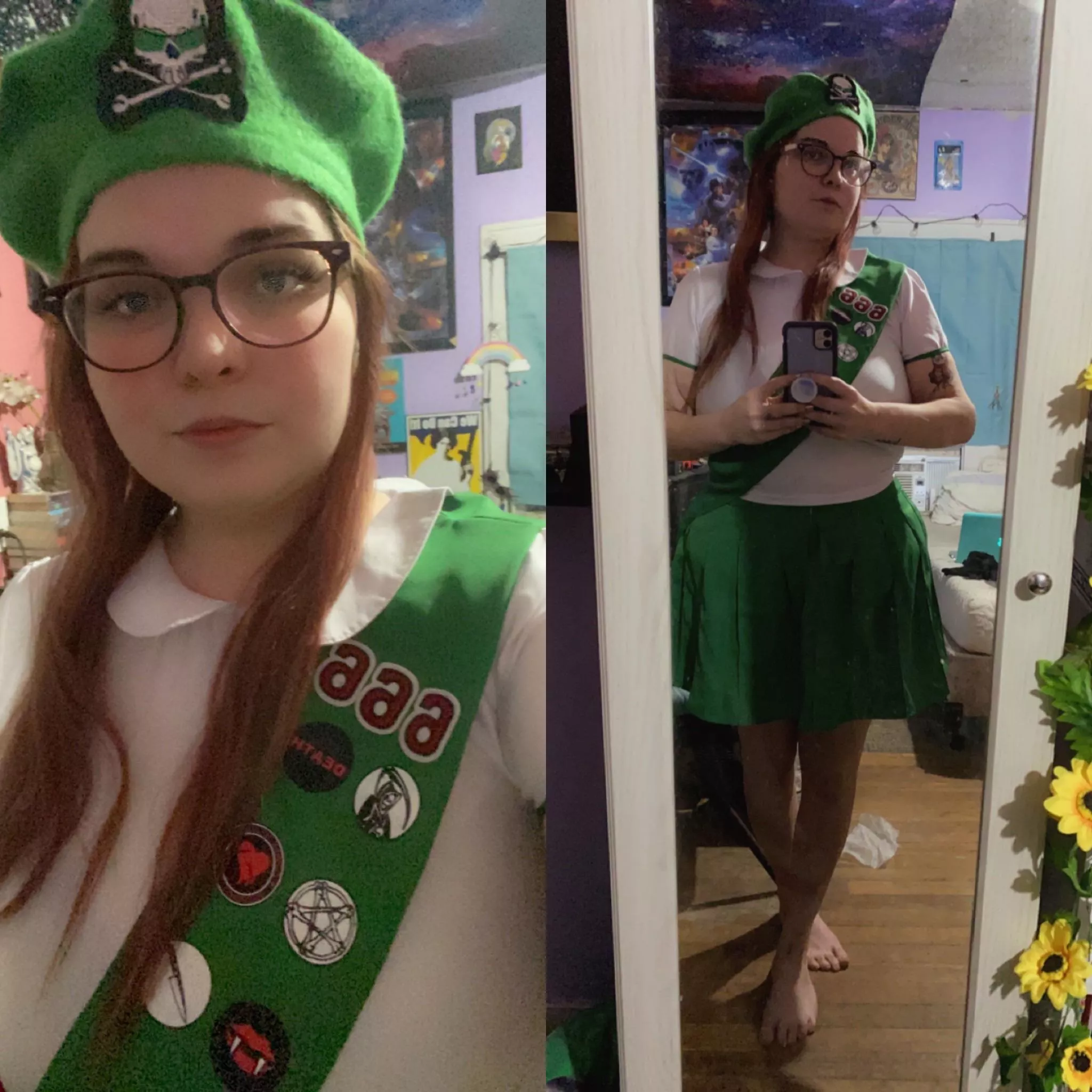 Gonna be an evil Girl Scout for Halloween!! Iβm so excited and canβt wait!! Yay spooky season!π»ππβ¨ππ¬ Gonna be an evil Girl Scout for Halloween!! Iβm so excited and canβt wait!! Yay spooky season!π»ππβ¨ππ¬