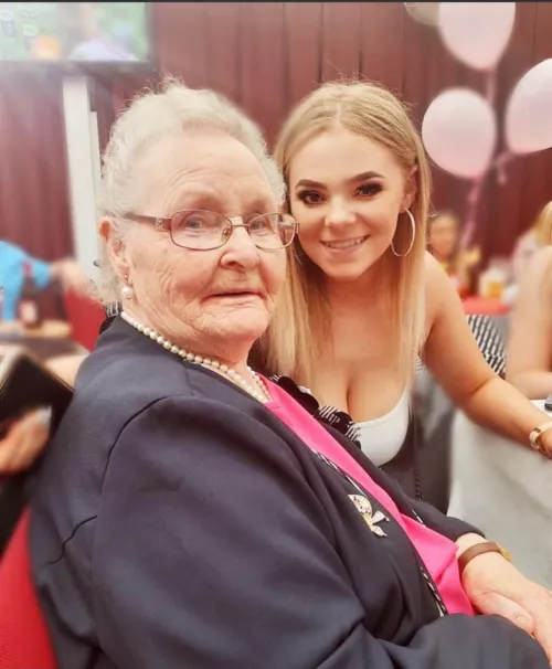 Granny is surprised about this Monsters