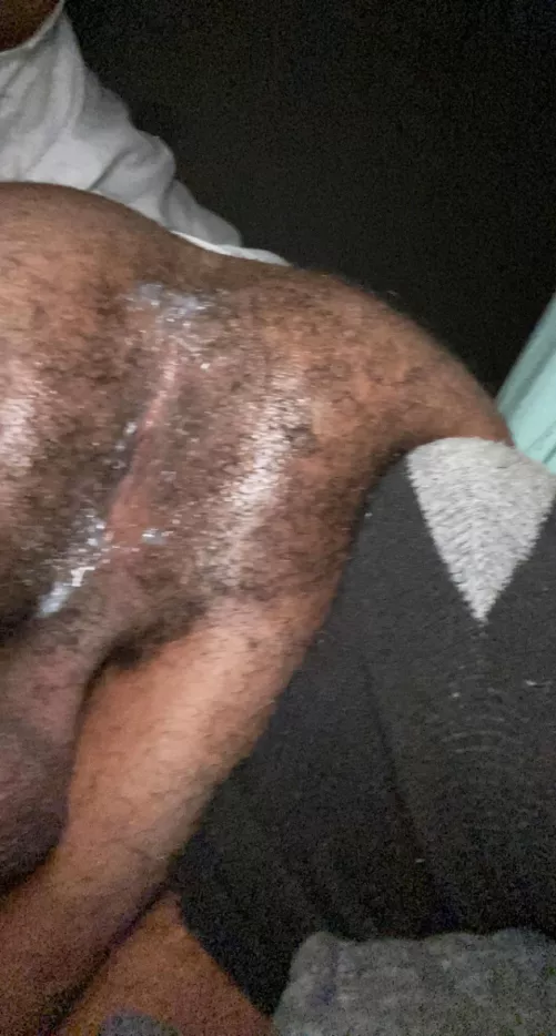 Had a guy with 9 inches off of Grindr cum on my ass