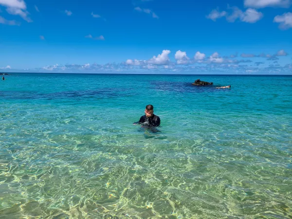 Had an extra day off work so decided to go snorkeling with my husband.