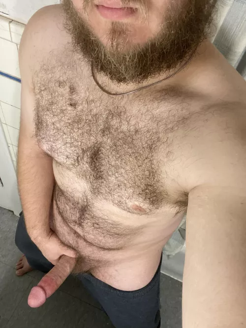 Hairy and hard as hell 😈