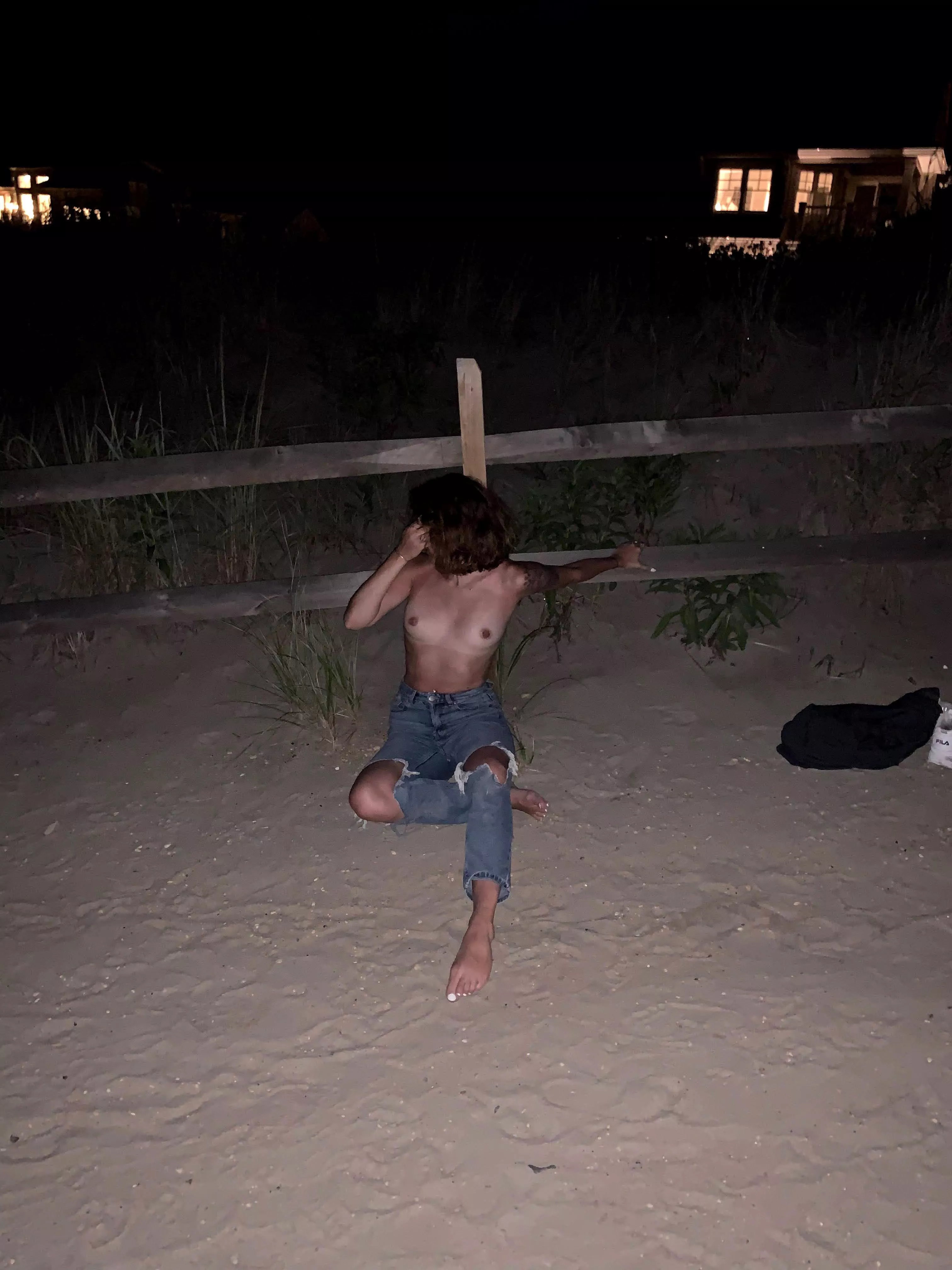 Half dressed night out on the beach! It’s been a while but I’m back