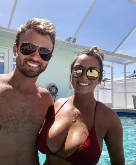 Hannah in a Red Bikini