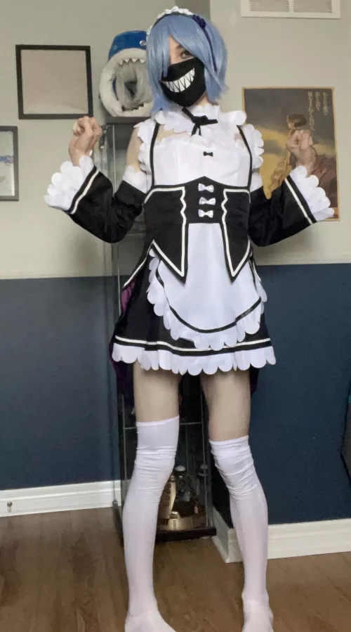 Happy Femboy Friday everyone!!! Thought I’d try a bit of cosplay!