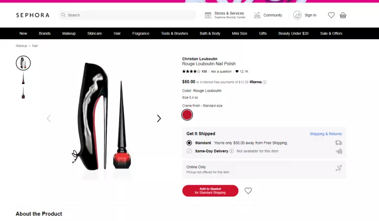 Has anyone else noticed that the Louboutin nail polish is advertised with a Ballet Heel? Were these ever actually produced?
