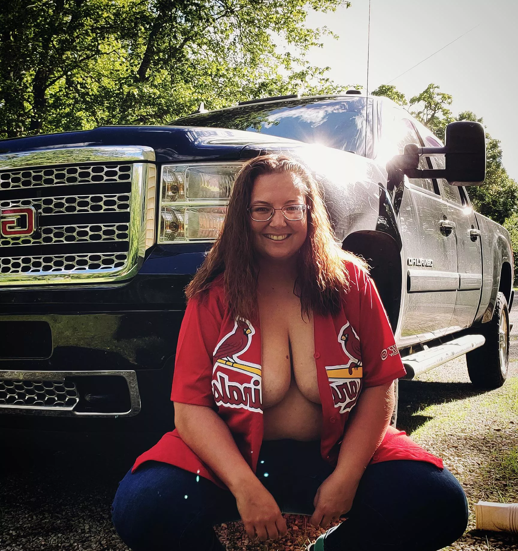 Has Boobs, loves Baseball, drives a diesel truck and loves sex and giving head. What more can a man want? Has Boobs, loves Baseball, drives a diesel truck and loves sex and giving head. What more can a man want?