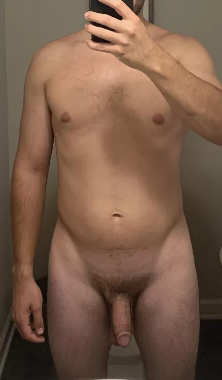 Haven’t been able to workout recently and feeling down about myself. Hope you still like what you see! [35]