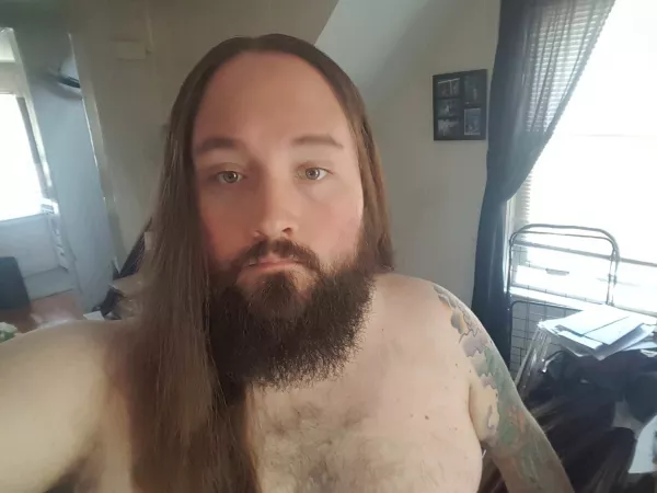 Having a good hair day.