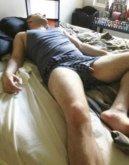 Having A Power Nap (x-post from /r/dickslips)