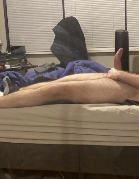 He always wakes up before me