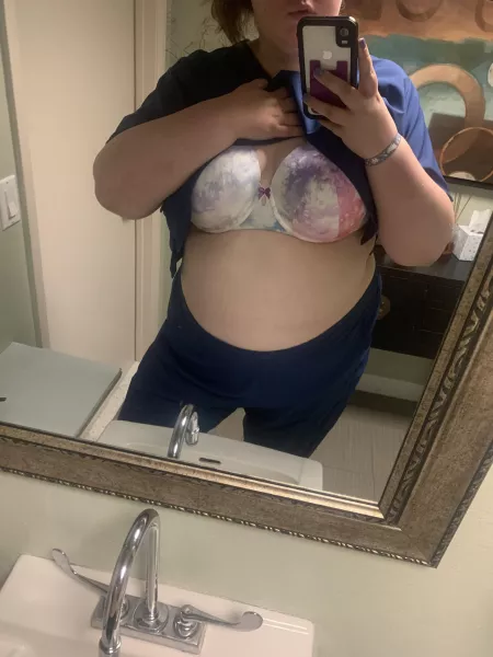 Here’s a little peekaboob from work yesterday [f]