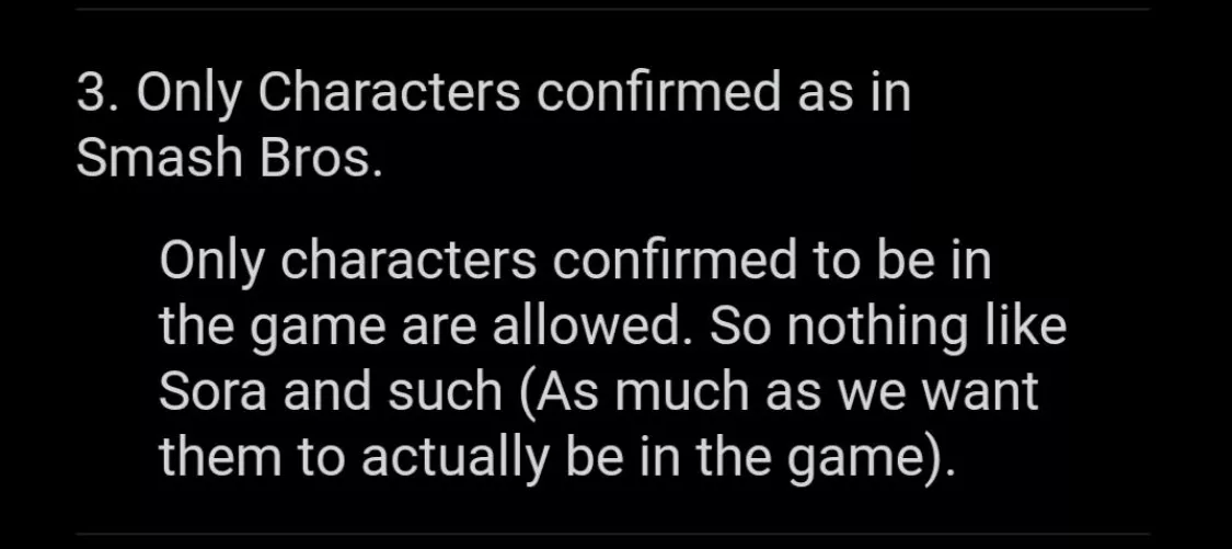 Hey, could you do me a favor and put Rayman in it? It seems every character yall put there gets confirmed.