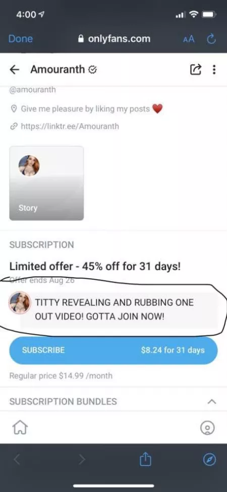 Hey, does anyone have the circled video? I have been dying to see her nude forever.