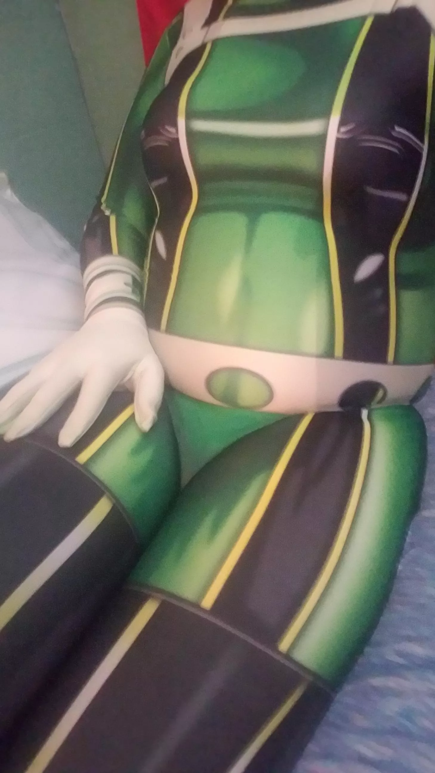 Hey girls I just got this Froppy bodysuit how does the skin tight suit look on me?π Ribbit Ribbit!!πΈπ Hey girls I just got this Froppy bodysuit how does the skin tight suit look on me?π Ribbit Ribbit!!πΈπ