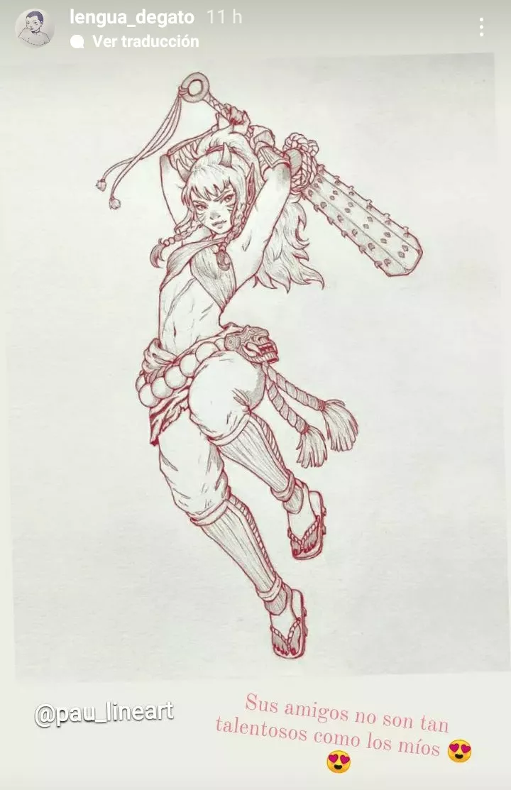 Hey there!~ I was commissioned by IG @dorian_shooting_time to draw this D&D character, Akari! An ogre warrior inspired in Oni demons. I don't draw full bodies very often so I couldn't be happier with the result! What do you think Hey there!~ I was commissioned by IG @dorian_shooting_time to draw this D&D character, Akari! An ogre warrior inspired in Oni demons. I don't draw full bodies very often so I couldn't be happier with the result! What do you think