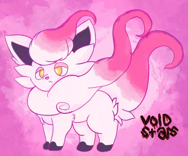 Hisuian Zorua is the cutest, art by me